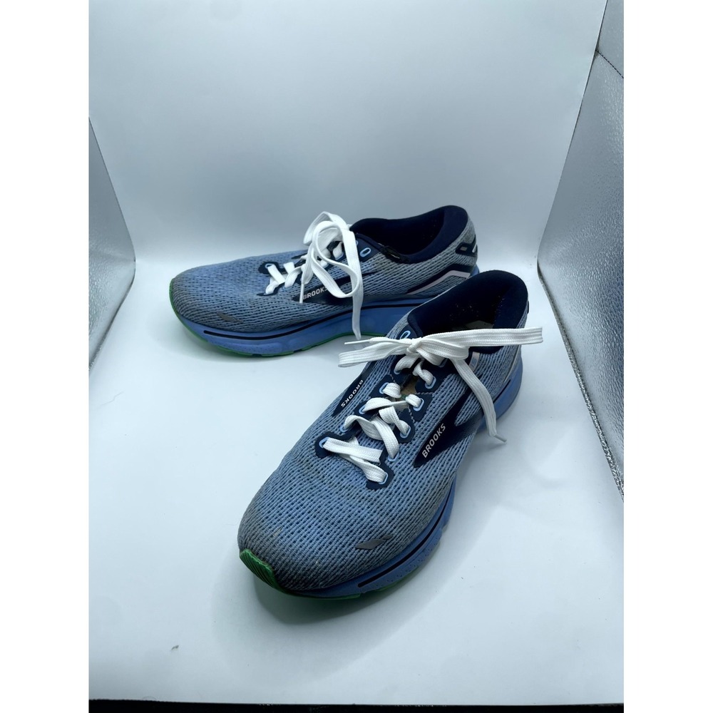 Brooks Ghost 15 1203801B472 Womens 8 B Sneakers Vista Blue Peacoat Running Shoes